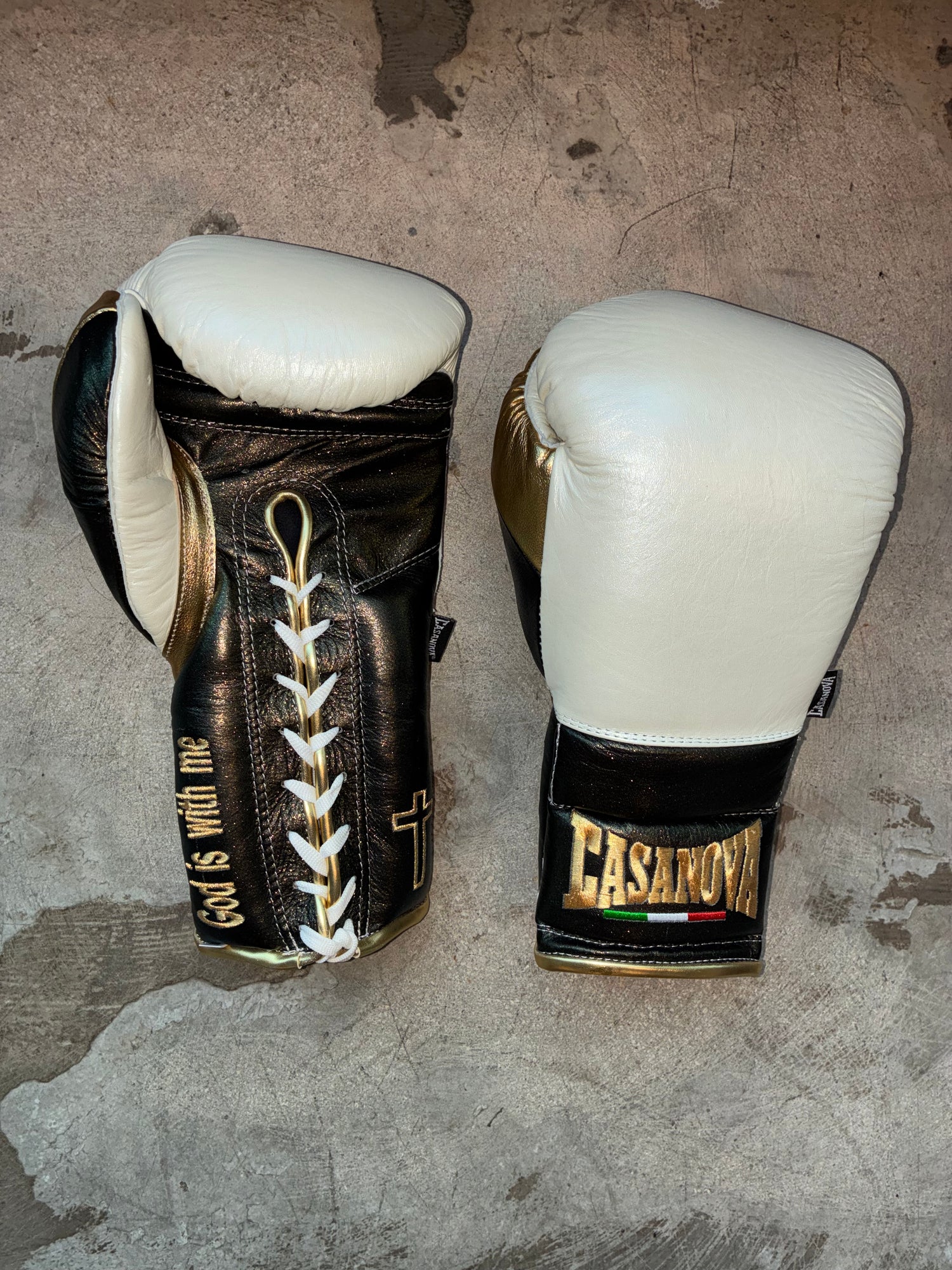 Casanova Custom Metallic Boxing Gloves
