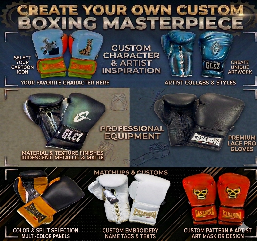 Custom Casanova &amp; Glez Boxing Gloves