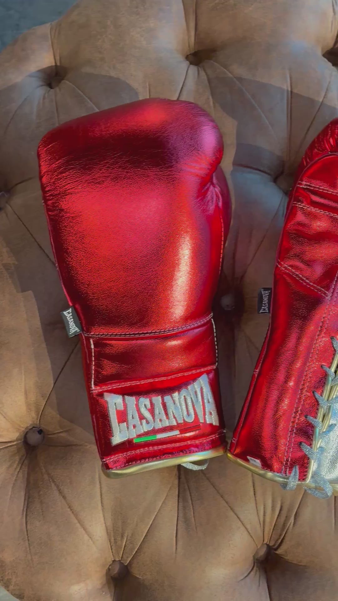 Casanova Metallic Boxing Gloves